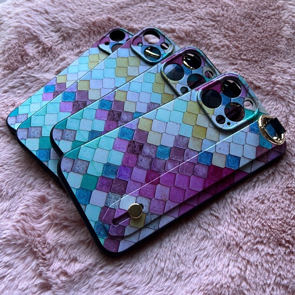 For iPhone 14,14 plus,14 pro,14 pro max phone case with wrist strap kickstand - Picture 10 of 10